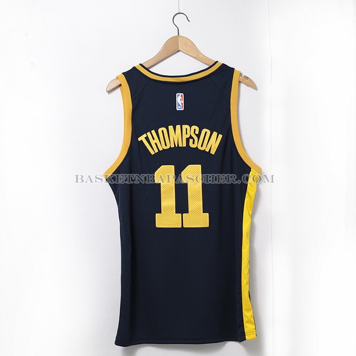 Maillot Golden State Warriors Klay Thompson NO 11 Statement 2022-23 Noir